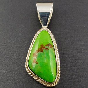 Jay King Green Turquoise Pendant